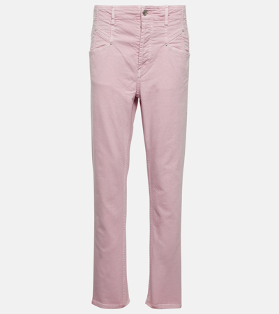 Isabel Marant Niliane Slim Jeans In Pink