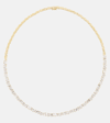 SUZANNE KALAN 18KT GOLD TENNIS NECKLACE WITH DIAMONDS