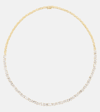 Suzanne Kalan 18kt Gold Tennis Necklace With Diamonds In Gold