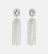 Magda Butrym Crystal-embellished Drop Earrings In Silver