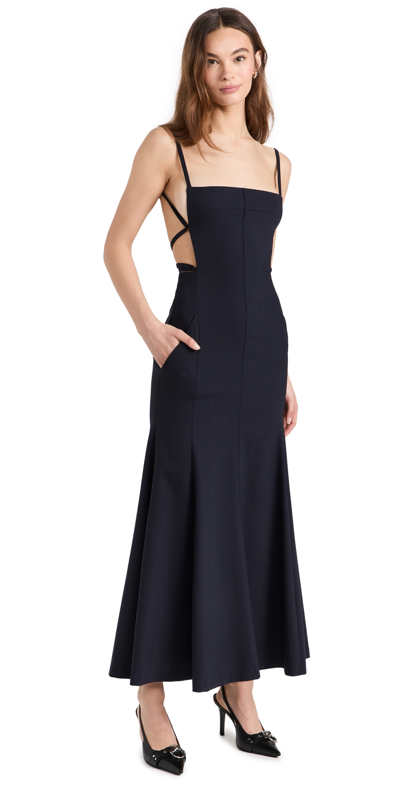 Philosophy Di Lorenzo Serafini Maxi Dress Dark Blue 42