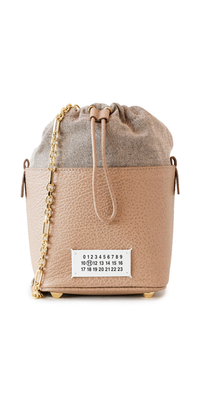 Maison Margiela 5ac Bucket Small Bag Biche One Size In Taupe