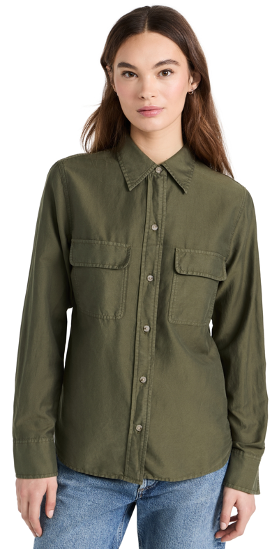 Vince Utility Shirt Washed Vine Xs