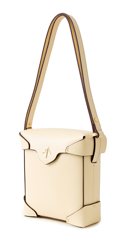 Manu Atelier Mini Pristine Handbag Vanilla One Size
