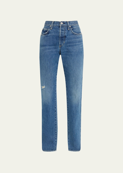 Amo Denim Charlotte Straight-leg Jeans In Romeo