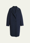 LOEWE WOOL-CASHMERE OVERSIZED SINGLE-BREASTED COCOON COAT