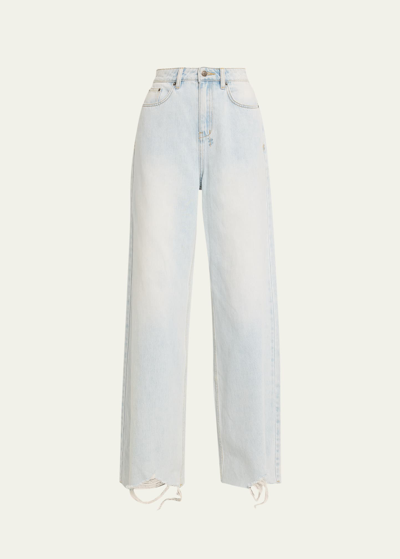 Ksubi Strider Wide-leg Jeans In Denim