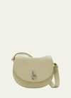 Burberry Medium Rocking Horse Leather Crossbody Bag In Hunter