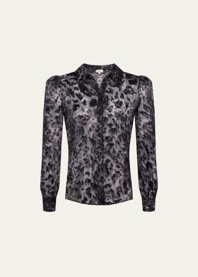 L Agence Jenica Blouse In Multi