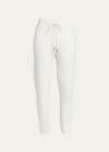 Moncler Cashmere Drawstring Pants In White