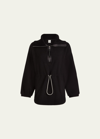 Varley Parnel Half-zip Fleece In Black
