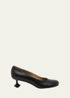 LOEWE TOY LEATHER STILETTO PUMPS