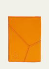 LOEWE MEN'S PUZZLE LEATHER BIFOLD CARD HOLDER