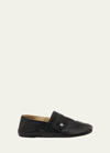 LOEWE TOY LEATHER POCKET SLIPPER FLATS