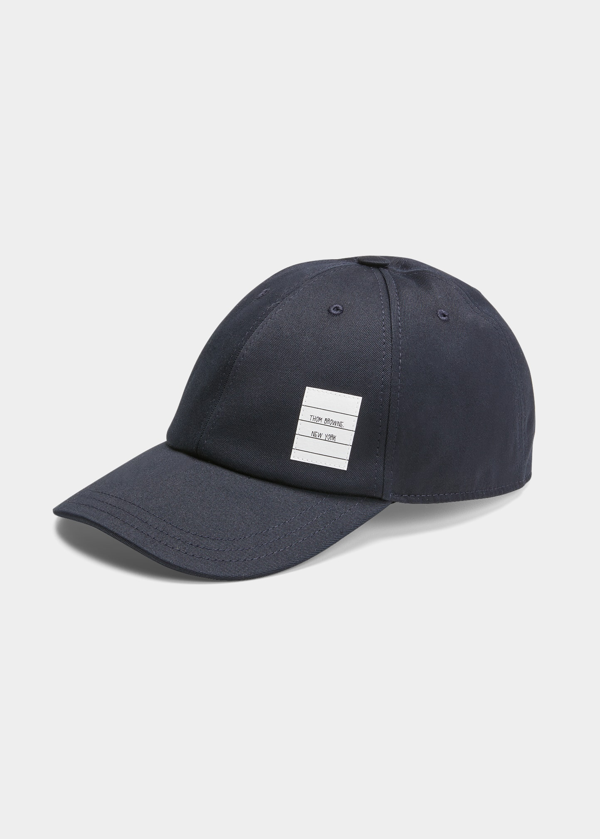 Thom Browne Black amp; White Patch Cap