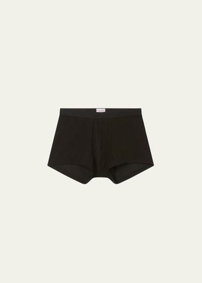 Derek Rose Men's Pima Cotton Hipster Underwear In Black