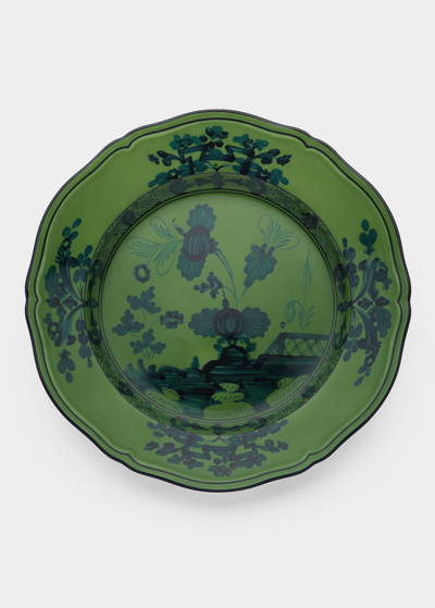 Ginori 1735 Oriente Italiano Dinner Plate, Malachite In Green