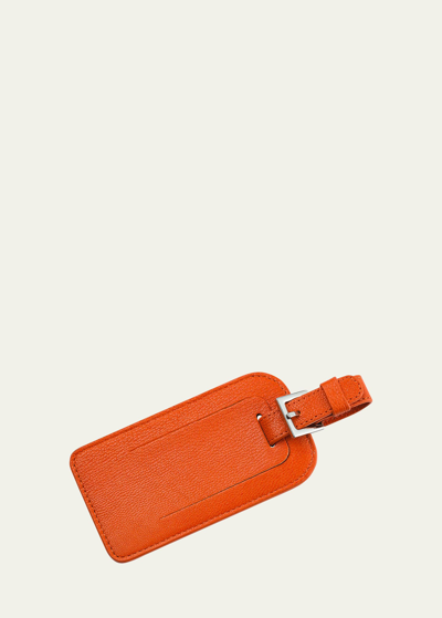 Graphic Image Luggage Tag In Orange