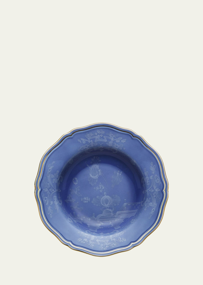 Ginori 1735 Oriente Italiano Rim Soup Plate, Pervinca