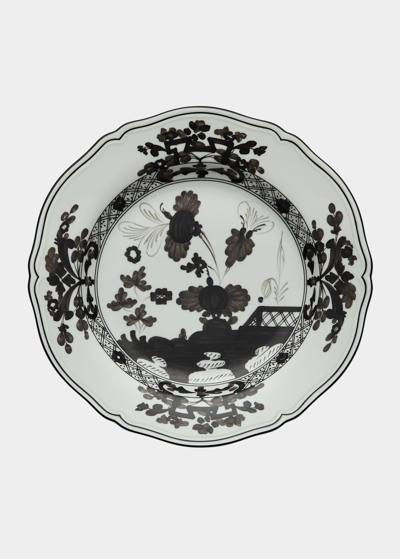Ginori 1735 Oriente Italiano Dinner Plate, Albus In Black