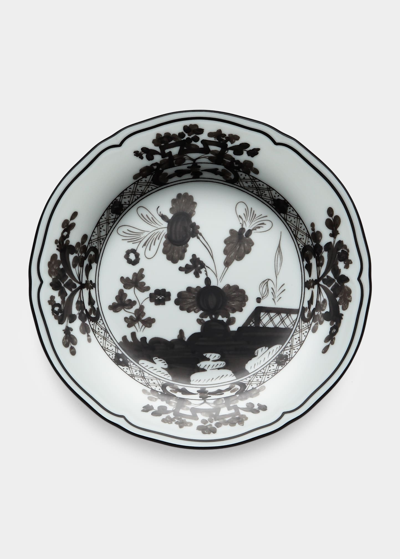 Ginori 1735 Oriente Italiano Salad Plate, Albus In Black