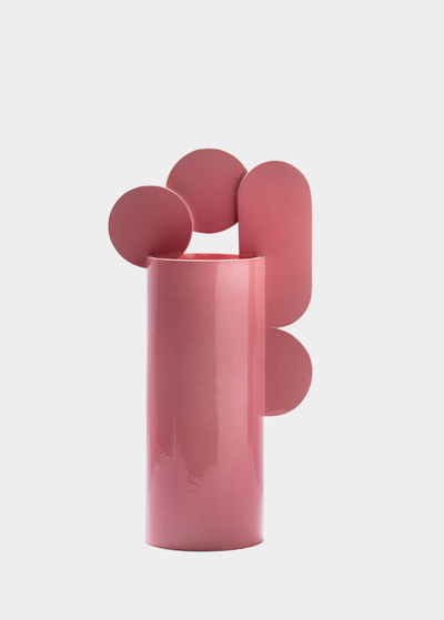 Cuorecarpenito The Lovers Bubble Vase In Pink