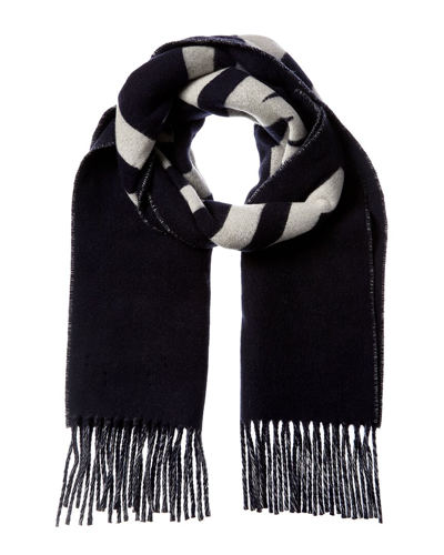 Jacquemus Black L'écharpe Logo Jacquard Wool Scarf