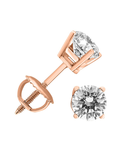 Diamond Select Cuts 14k Rose Gold Sselects 0.75 Ct. Tw. Diamond Studs