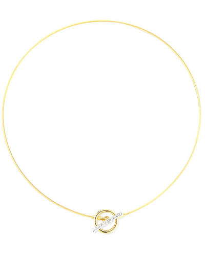 I. Reiss 14k Diamond Wire Necklace In Gold