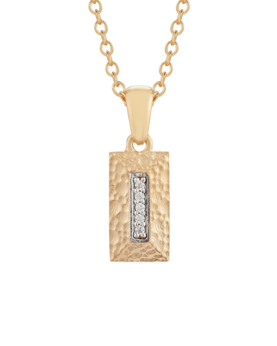 I. Reiss 14k 0.03 Ct. Tw. Diamond Necklace In Gold