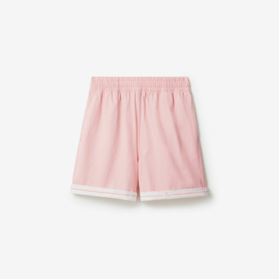 Burberry Cotton Shorts In Pink