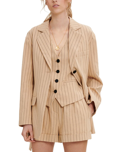 Maje Suit Jackets In Brown