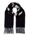 Jacquemus L Scarves, Foulards White/black In Black