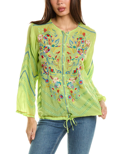 Johnny Was Perica Blouse In Green