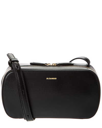 Jil Sander Small Crossbody Bag In Black