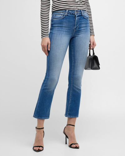 L Agence Tati High-rise Crop Micro Bootcut Jeans In Hayward