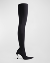 BALENCIAGA HOURGLASS STRETCH OVER-THE-KNEE BOOTS
