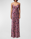 CAMI NYC RAVEN FLORAL SILK SLIP GOWN