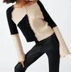STEVE MADDEN RYLEE SWEATER IN TAUPE