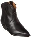 Isabel Marant Dewina Leather Bootie In Black