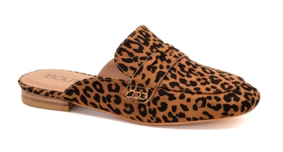 Corkys Footwear Women's Leopard Slide Mule In Brown/black