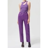 Agolde Mid-rise Straight-leg Trousers In Multi