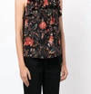 Ulla Johnson Dina Puff Sleeve Silk Top In Black
