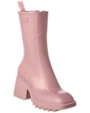 Chloé Short Rain Boots In Pink