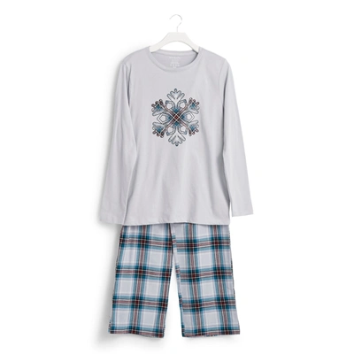 Vera Bradley Kids' Pajama Gift Set In Grey