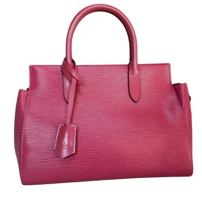 Pre-owned Louis Vuitton Marly Leather Shopper Bag () In Pink