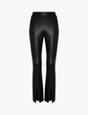 Commando Split Front Pant In Black In Black