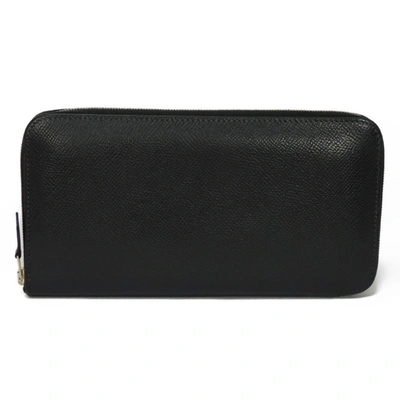Hermes - Leather Wallet () In Black