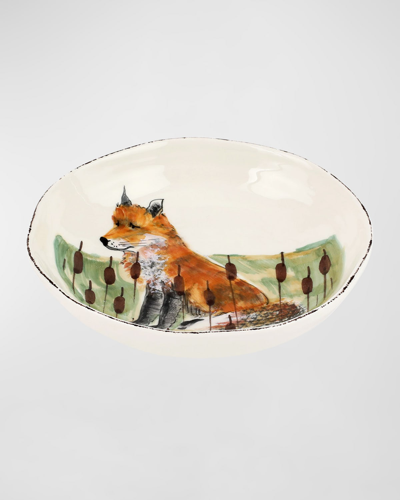 Vietri Wildlife Fox Pasta Bowl