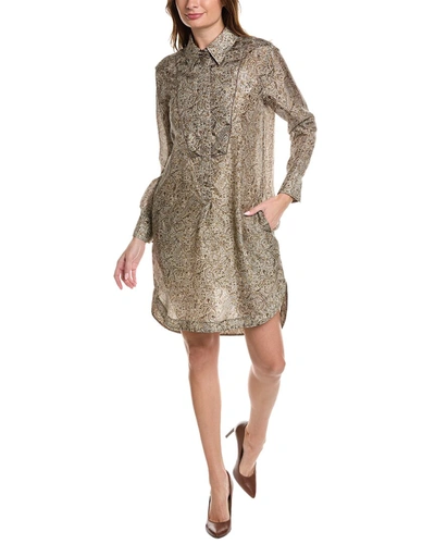 Brunello Cucinelli Dress In Gold